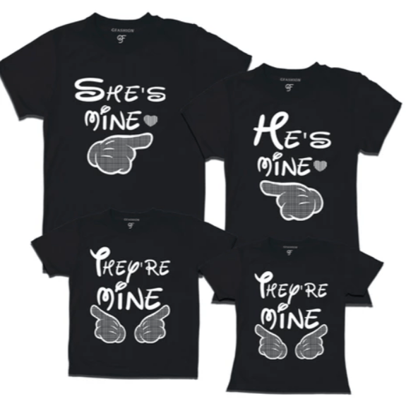 Family Tshirt Printing | Mickie Mouse Family Tshirts